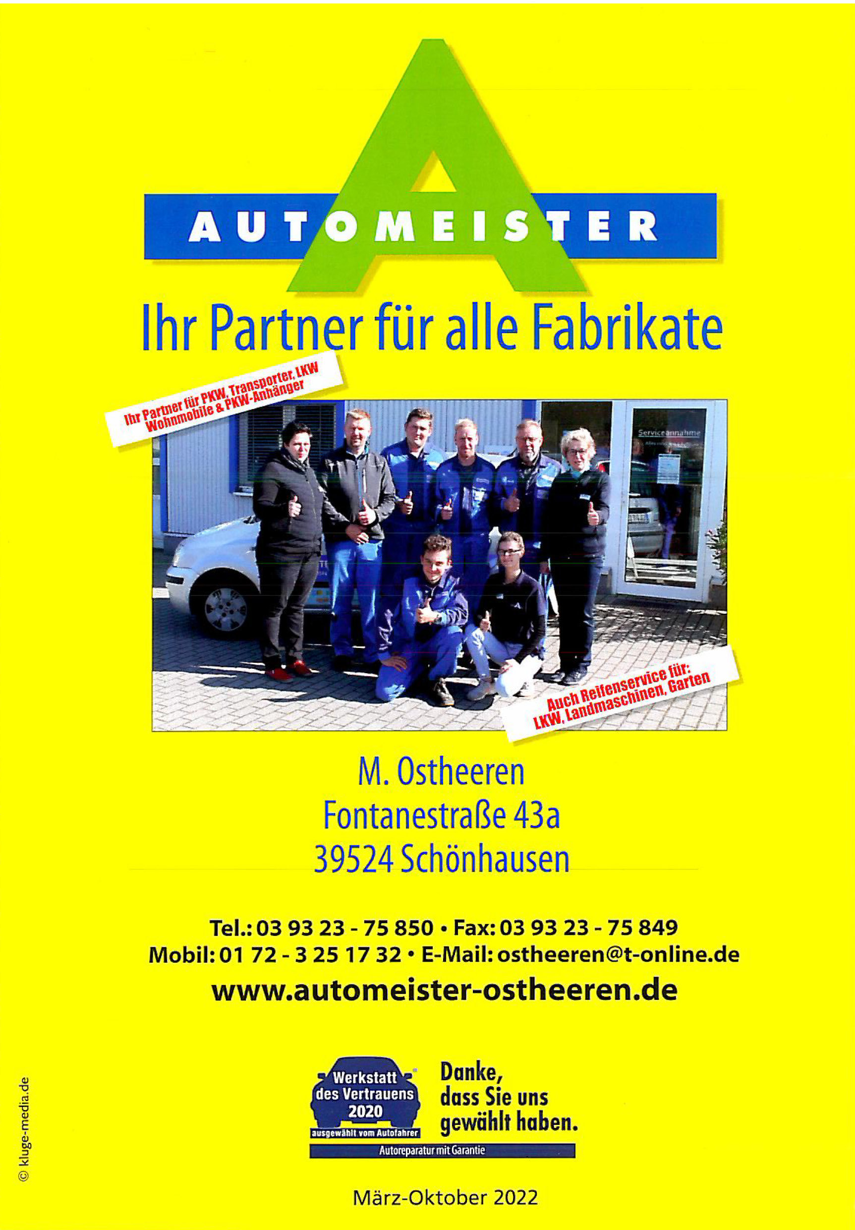 AUTOMEISTER Ostheeren